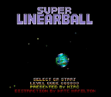 Super Linearball (Japan) screen shot title